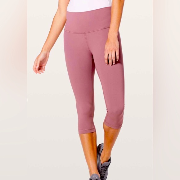 Lululemon Wunder Under Hi-Rise 17” Full-On Luxtreme Leggings Size 4 Mauve - Picture 3 of 9